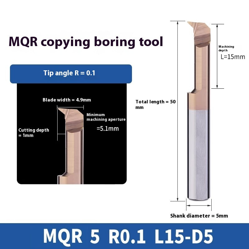 1126-MQR Small Bore Boring Tools CNC Bore Slotting Tools Turning Tools Tungsten Carbide Alloy Shock Resistant Boring Tools Micro Small Bore Boring Tools Shandong Denso Pricision Tools Co.,Ltd.